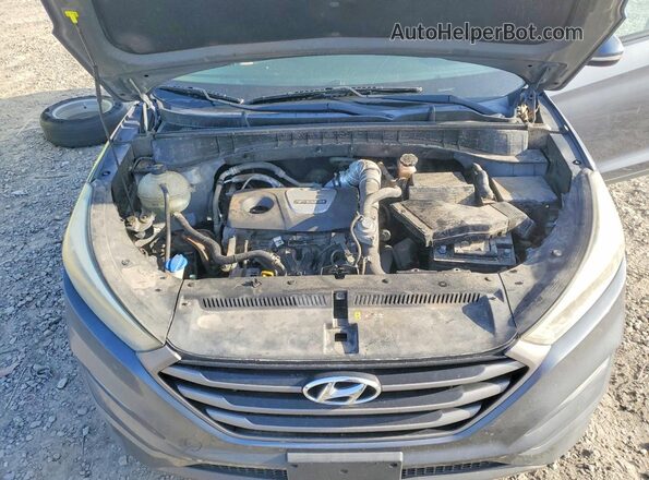 KM8J33A23GU101822 2016 HYUNDAI TUCSON Gray Widok naklejki z numerem VIN