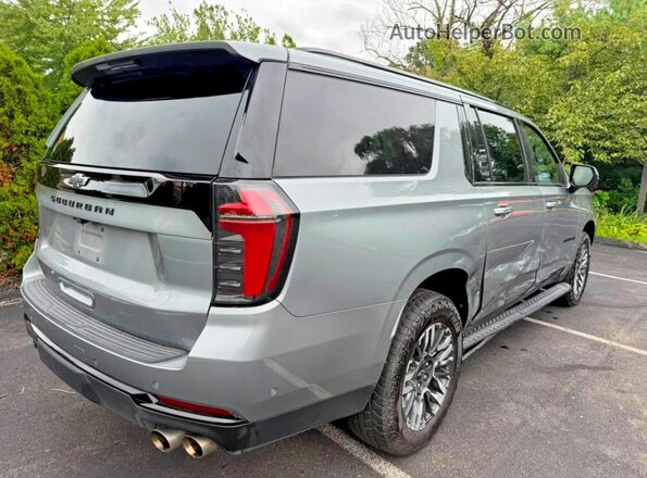 1GNS6DRDXSR318590 2025 CHEVROLET SUBURBAN Серый Передняя правая четверть