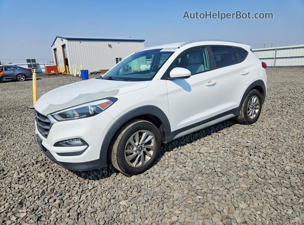 KM8J3CA43JU688516 2018 HYUNDAI TUCSON White Հետևի ձախ