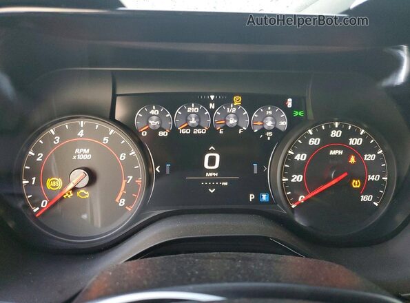 1G1FB1RX7L0131370 2020 CHEVROLET CAMARO Black Հետևի նստատեղերի տեսք