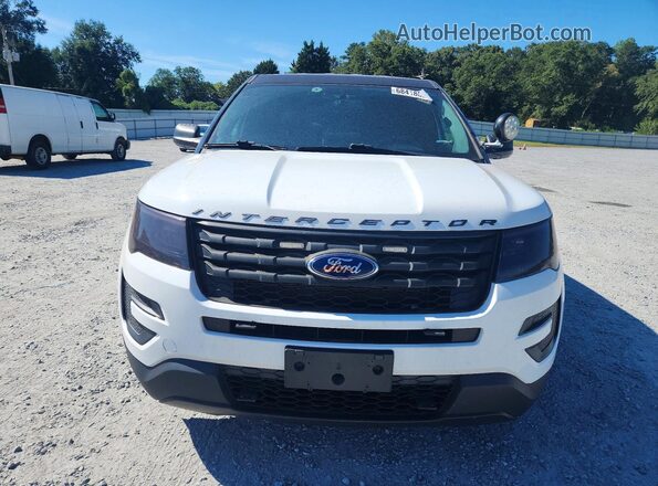 1FM5K8AR1HGE15497 2017 FORD EXPLORER Белый Вид сзади