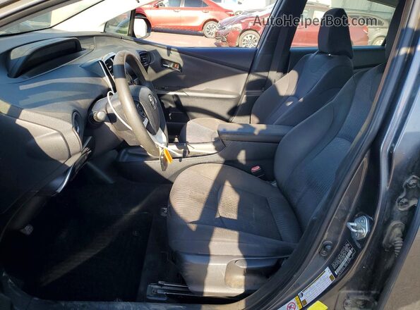 JTDKBRFU7H3034397 2017 TOYOTA PRIUS Угольный Вид панели приборов