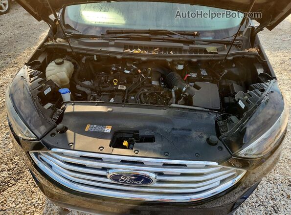 2FMPK4K95NBA51958 2022 FORD EDGE Black Vista de la etiqueta del VIN