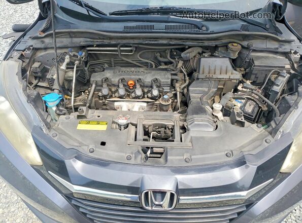 3CZRU5H5XGM719153 2016 HONDA HR-V Gray Vista del compartimento del motor