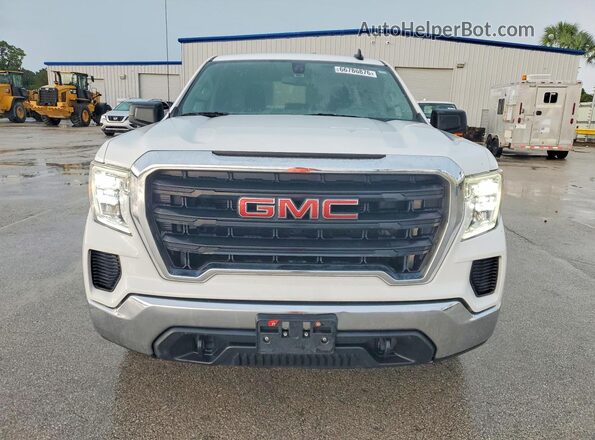 1GTR9AEF9MZ262987 2021 GMC SIERRA White უკანა ხედი