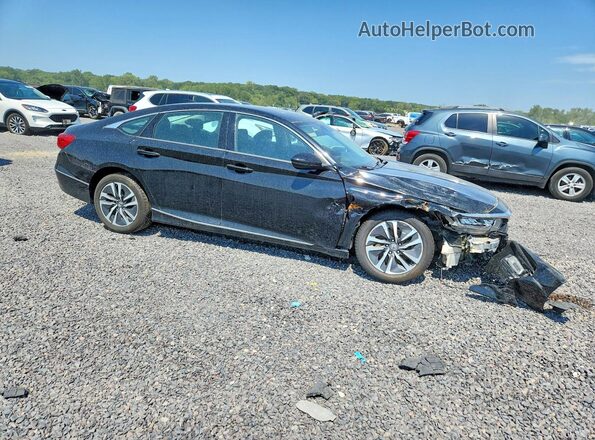 1HGCV3F52KA021126 2019 HONDA ACCORD Black წინა ხედი