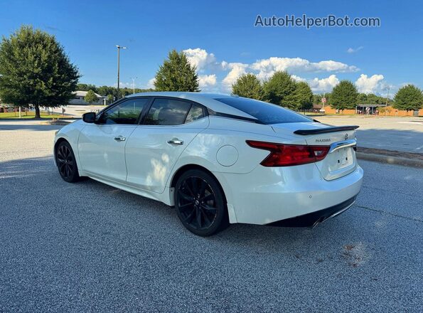 1N4AA6AP8HC365784 2017 NISSAN MAXIMA Белый Передняя правая четверть