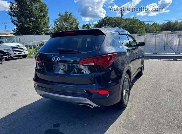 5NMZUDLB0HH035794 2017 HYUNDAI SANTA Серебряный Передняя правая четверть