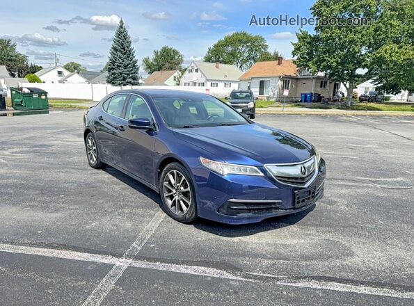 19UUB3F54HA003166 2017 ACURA TLX Blue Задня ліва чверть