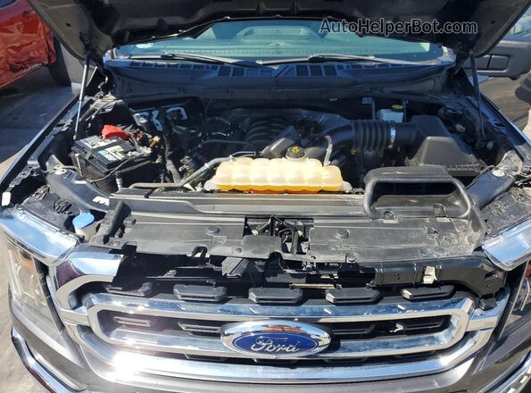 1FTFW1E58NKD65170 2022 FORD F150 Gray Engine compartment view