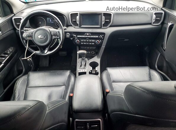 KNDPNCAC6K7495969 2019 KIA SPORTAGE Blue Widok zestawu wskaźników