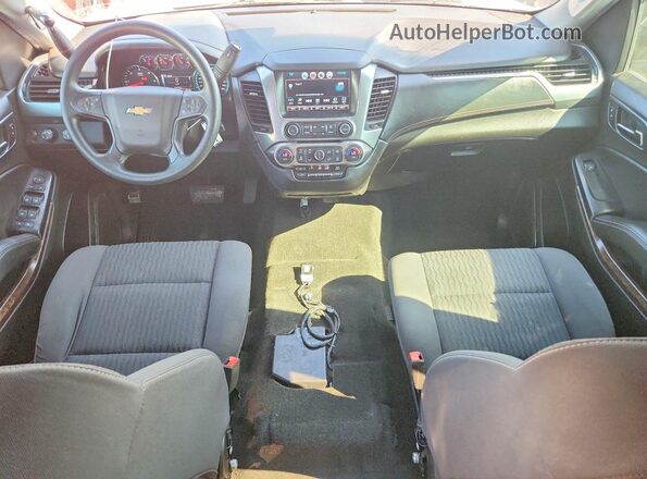 1GNSKDEC1JR221480 2018 CHEVROLET TAHOE Gray Вид щитка приладів