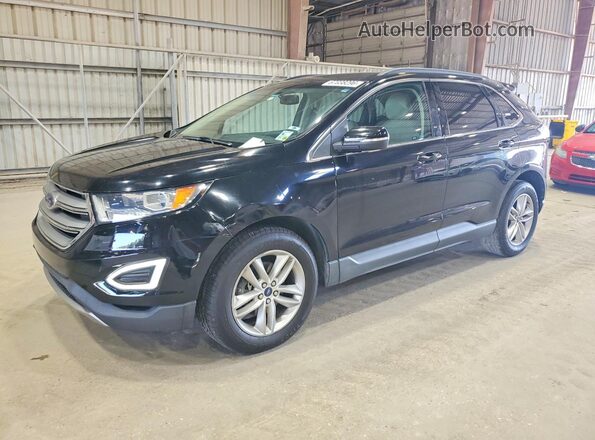 2FMPK3J99HBB25429 2017 FORD EDGE Черный Задняя левая четверть