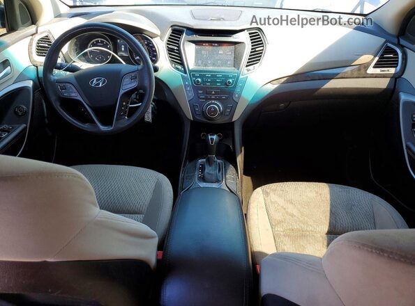 KM8SMDHF2HU179266 2017 HYUNDAI SANTA Blue Widok zestawu wskaźników