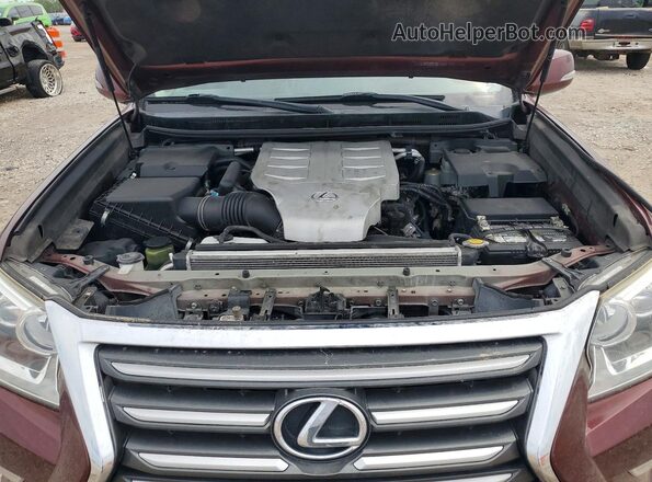 JTJBM7FX6G5137433 2016 LEXUS GX Red Շարժիչի բաժամունքի տեսք