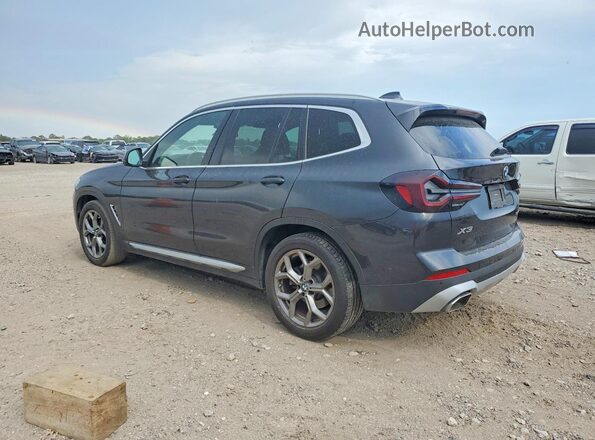 5UX43DP03P9P37798 2023 BMW X3 Charcoal Tył prawy