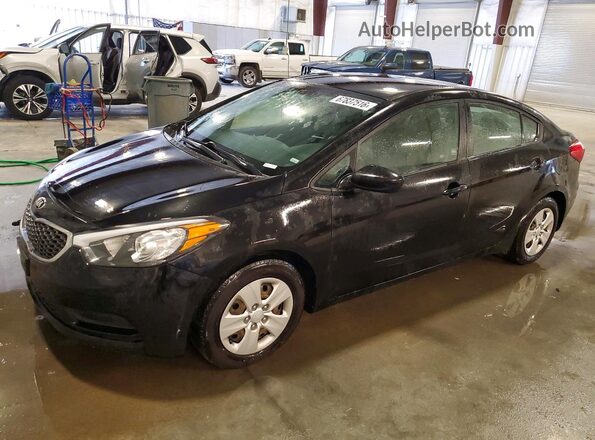 KNAFK4A64G5486305 2016 KIA FORTE Black უკანა მარცხენა