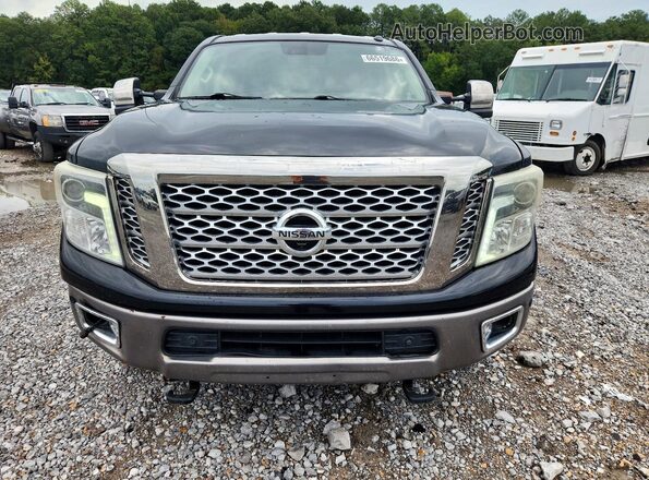 1N6BA1F4XGN515734 2016 NISSAN TITAN Черный Вид сзади