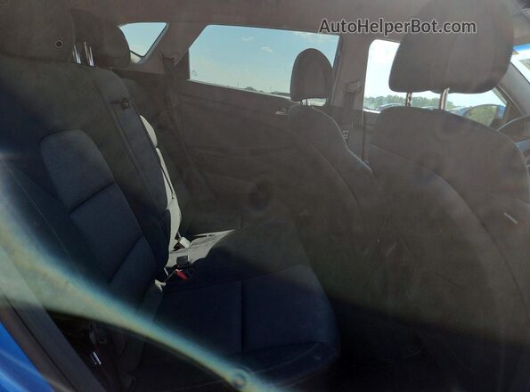 KM8J3CA22GU184515 2016 HYUNDAI TUCSON Blue Engine compartment view