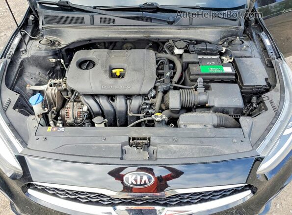 3KPF24AD7LE168159 2020 KIA FORTE Black Engine compartment view