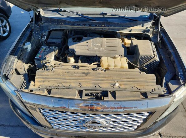1N6AA1F41HN507860 2017 NISSAN TITAN Black Widok komory silnika