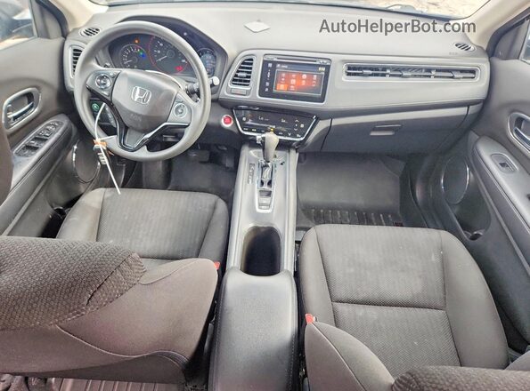 3CZRU6H5XHM703316 2017 HONDA HR-V Gray Սարքավորումների վահանակի տեսք