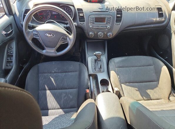 KNAFK4A65G5512426 2016 KIA FORTE Silver Вид щитка приладів
