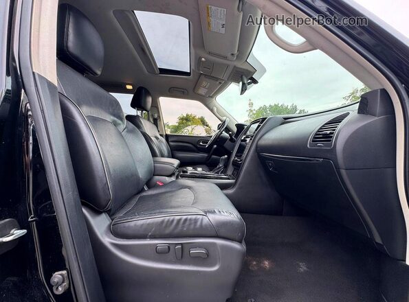 JN8AZ2AC1M9475158 2021 INFINITI QX80 Black Widok z tyłu