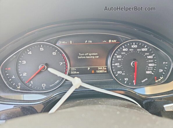 WAU34AFD2GN007754 2016 AUDI A8 White Vista de los asientos traseros