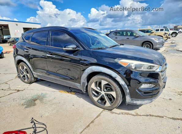 KM8J33A2XGU200296 2016 HYUNDAI TUCSON Black წინა ხედი