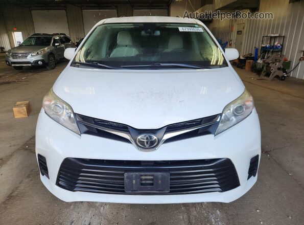 5TDKZ3DC7JS919576 2018 TOYOTA SIENNA White უკანა ხედი