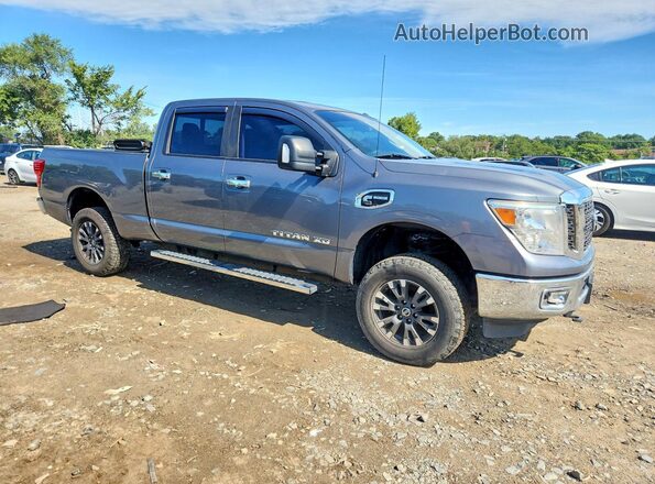 1N6BA1F32HN563236 2017 NISSAN TITAN Gray Widok z przodu