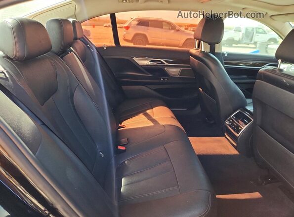 WBA7E2C50GG546685 2016 BMW 7 SERIES Black Rear interior view