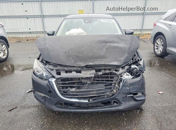 3MZBN1V33JM182730 2018 MAZDA 3 Black Вид ззаду
