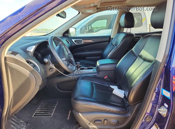 5N1DR2MN8HC692992 2017 NISSAN PATHFINDER Blue Widok deski rozdzielczej