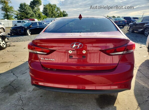 KMHD84LF1HU064453 2017 HYUNDAI ELANTRA Red Vista interior delantera
