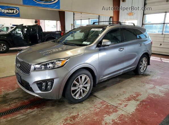 5XYPKDA53HG256827 2017 KIA SORENTO Silver Tył lewy