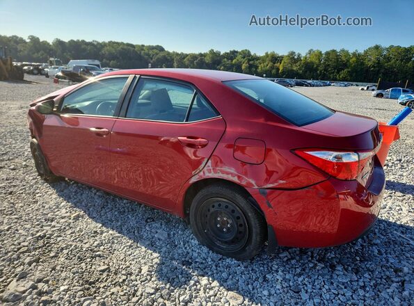 2T1BURHE1GC732638 2016 TOYOTA COROLLA Red უკანა მარჯვენა