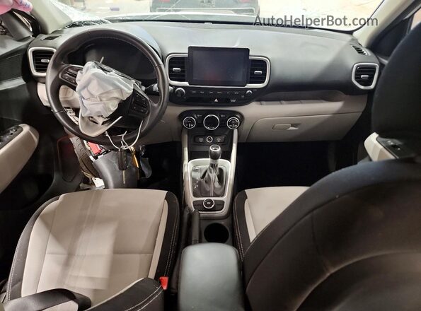 KMHRC8A32PU273073 2023 HYUNDAI VENUE Белый Вид щитка приборов