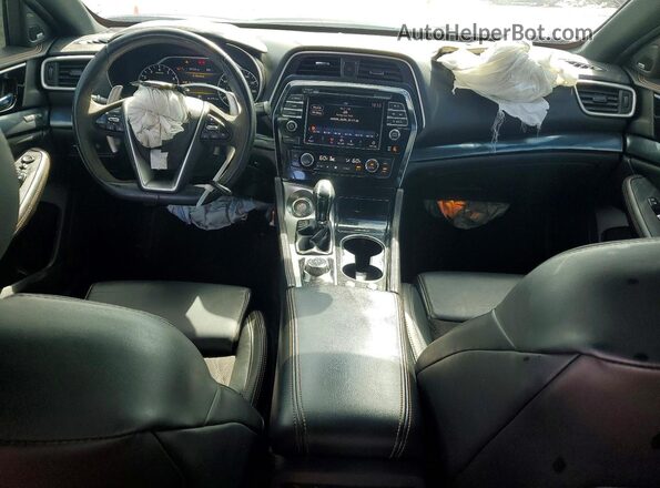 1N4AA6EV6MC502451 2021 NISSAN MAXIMA Black Widok zestawu wskaźników