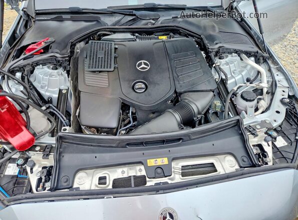W1KAF4GBXPR107764 2023 MERCEDES-BENZ C Silver Engine compartment view