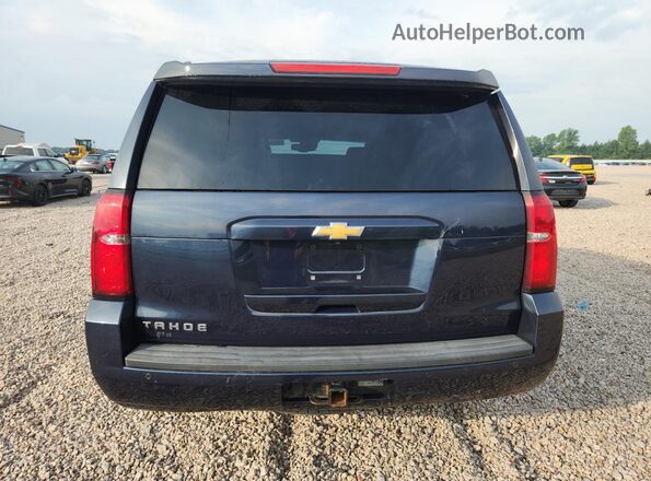 1GNSKBKC8HR171549 2017 CHEVROLET TAHOE Blue Вид салону спереду