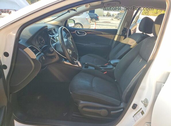 3N1AB7AP9KY456951 2019 NISSAN SENTRA White Vista del salpicadero
