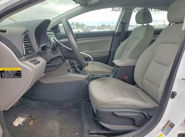 5NPD74LF5HH064053 2017 HYUNDAI ELANTRA White Առջևի վահանակի տեսք
