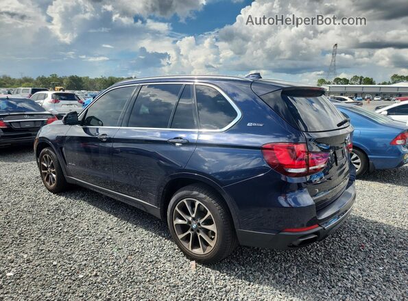 5UXKT0C31H0V97272 2017 BMW X5 Blue Rear right
