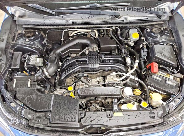 JF2GTADC4J8214591 2018 SUBARU CROSSTREK Blue Engine compartment view