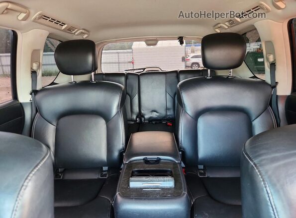 JN8AZ2AF5M9719470 2021 INFINITI QX80 Black Widok wnętrza z tyłu
