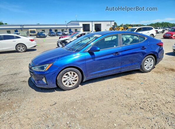 5NPD74LF7KH475803 2019 HYUNDAI ELANTRA Blue Հետևի ձախ