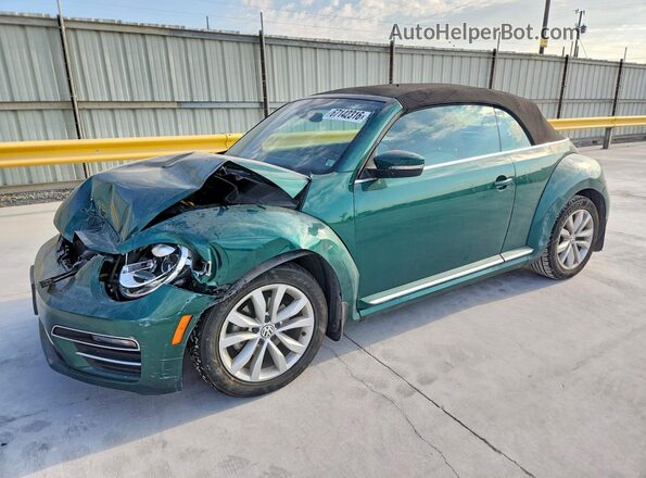 3VW517AT3HM816369 2017 VOLKSWAGEN BEETLE Зеленый Задняя левая четверть