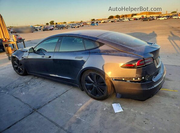 5YJSA1E58NF478188 2022 TESLA MODEL Gray Rear right